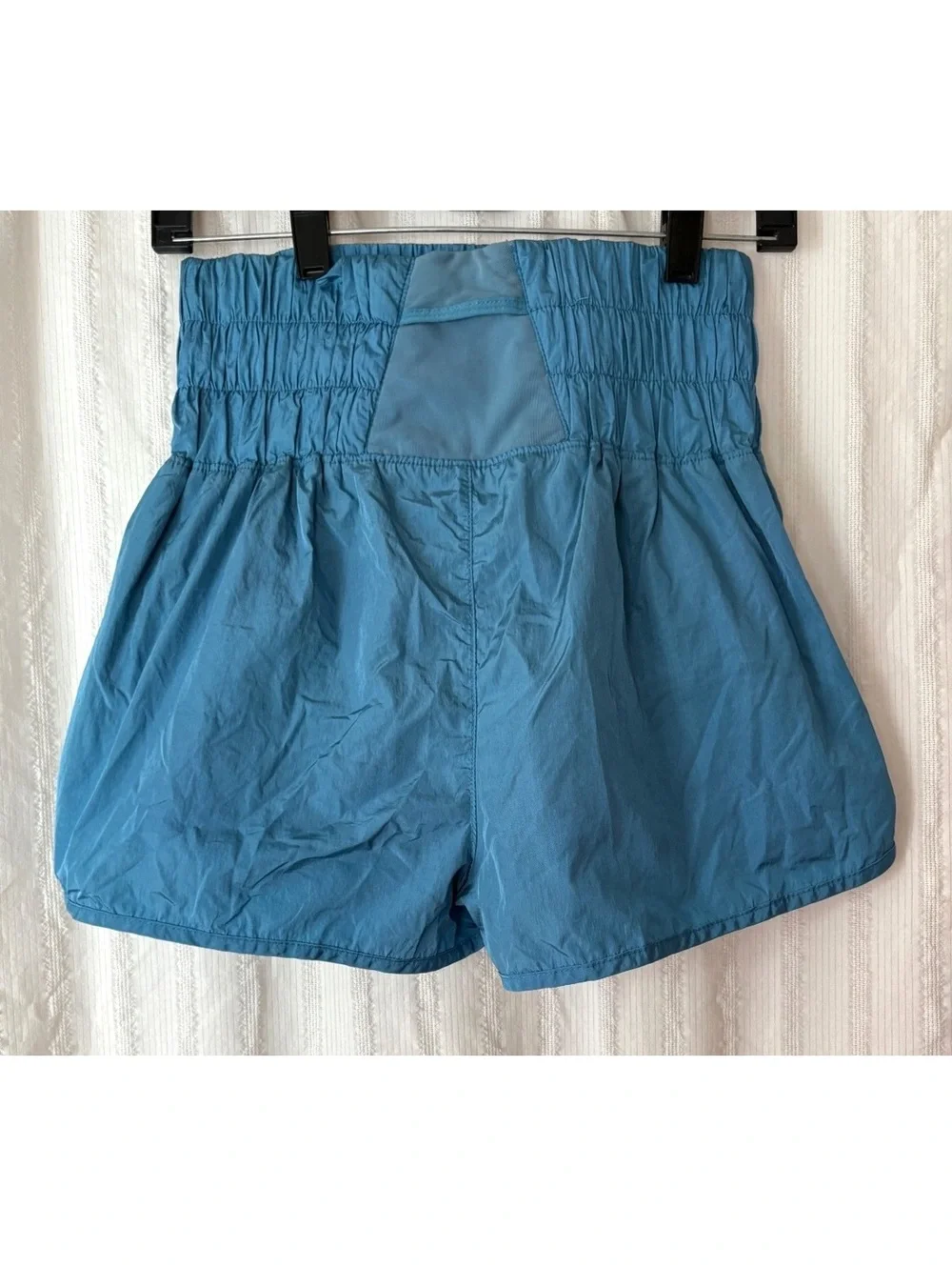 Movement Blue High-Waisted Athletic Shorts with Inner Liner, Size M